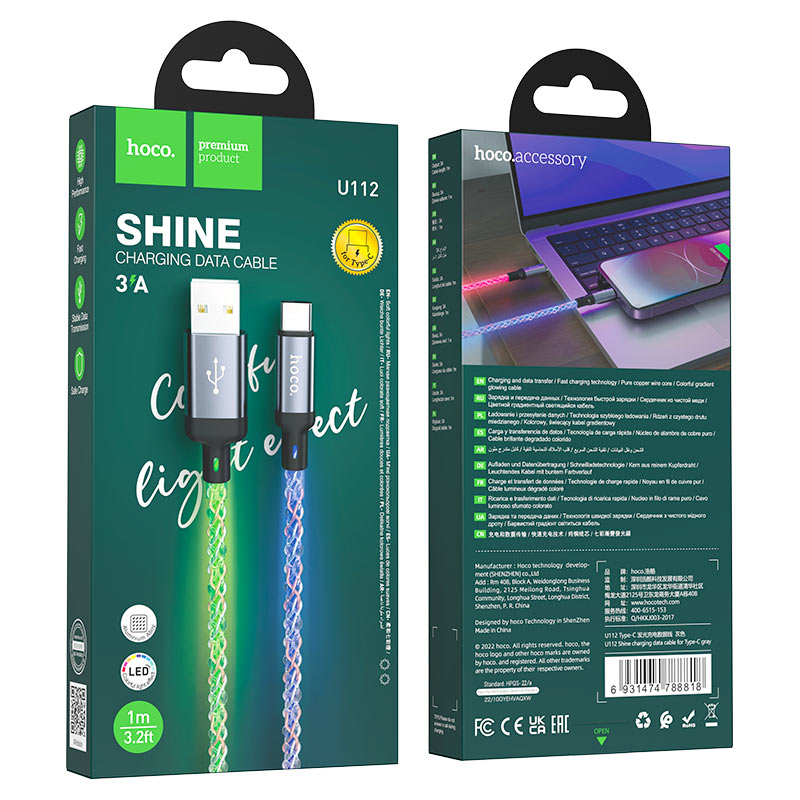 hoco-u112-shine-charging-data-cable-usb-tc-packaging