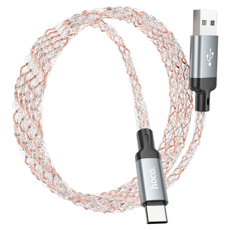hoco-u112-shine-charging-data-cable-usb-tc-wire