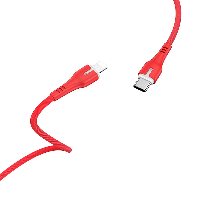 hoco-x45-surplus-pd-charging-data-cable-type-c-to-lightning-connectors