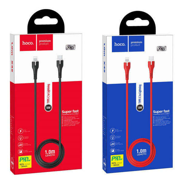 Câble HocoType-C vers Lightning X45
